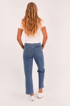 Lee High Straight Crop Jean Cobalt Blue 5 Lee High Straight Crop Jean Cobalt Blue -Jean Jail Shop High Straight Crop Jean Cobalt Blue b