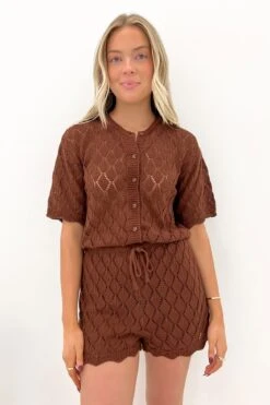 Hunter Playsuit Brown