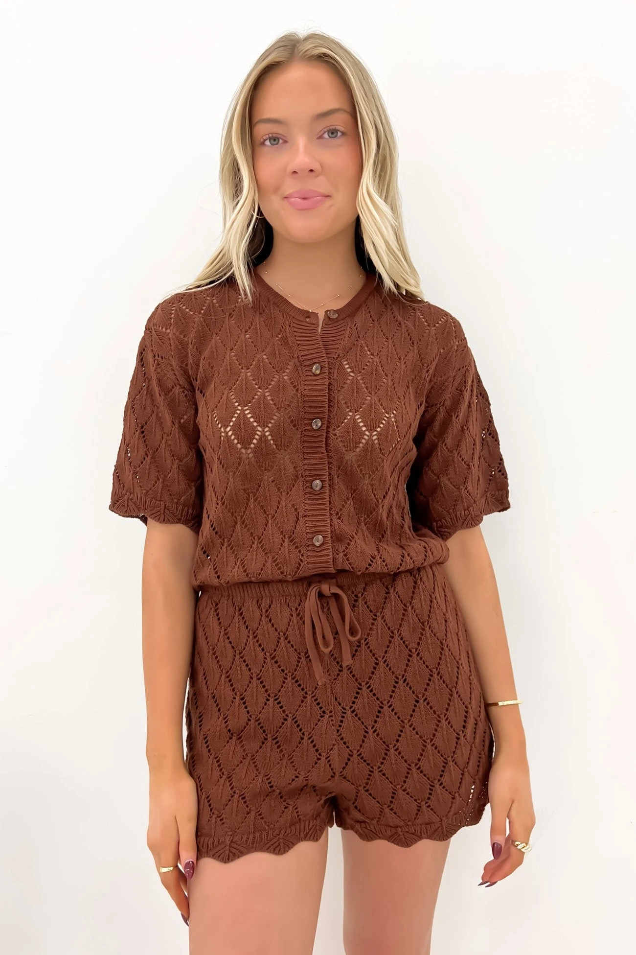 Hunter Playsuit Brown 1 Hunter Playsuit Brown