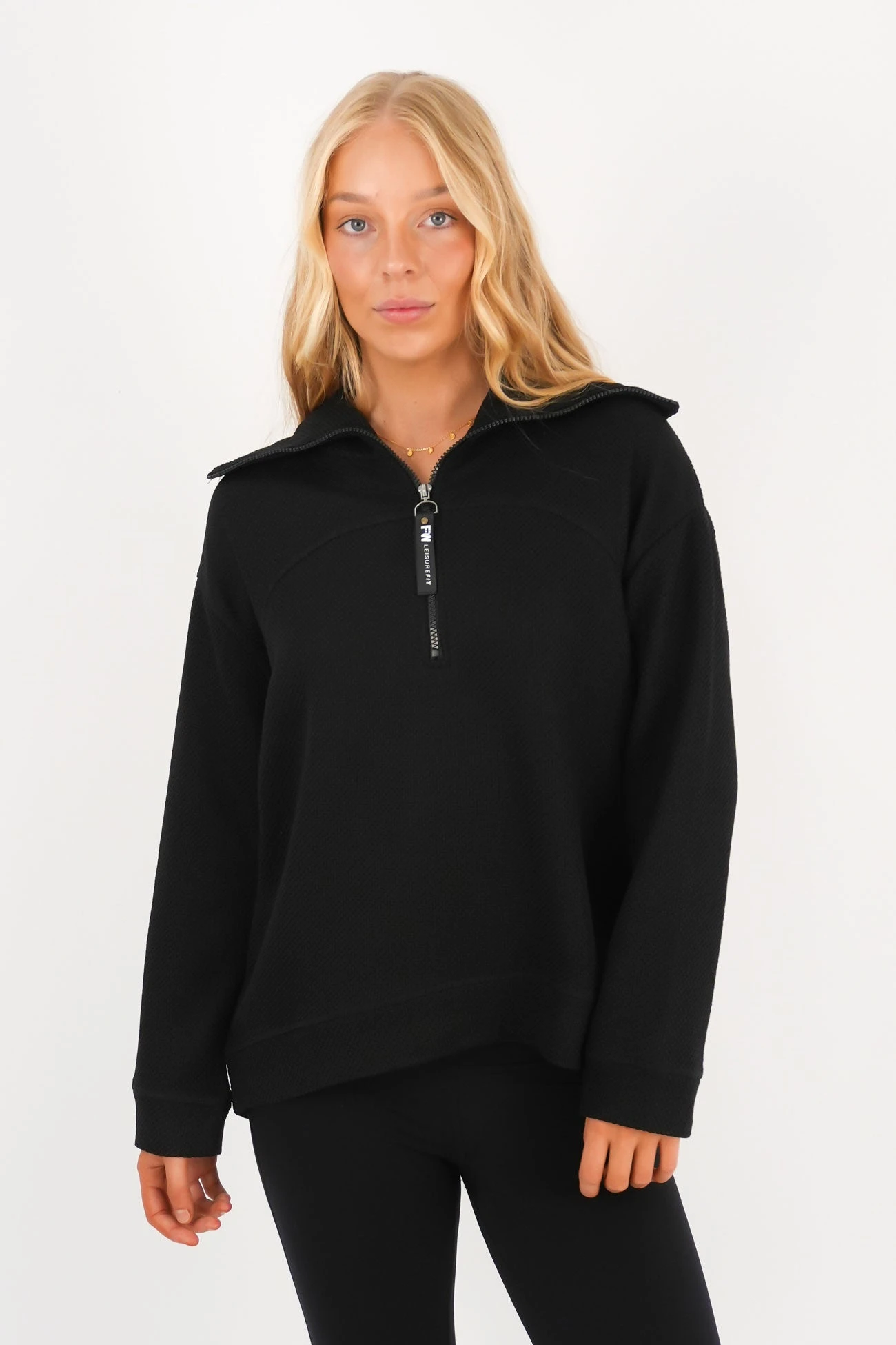 Huntsville Zip Crew Black 1 Huntsville Zip Crew Black