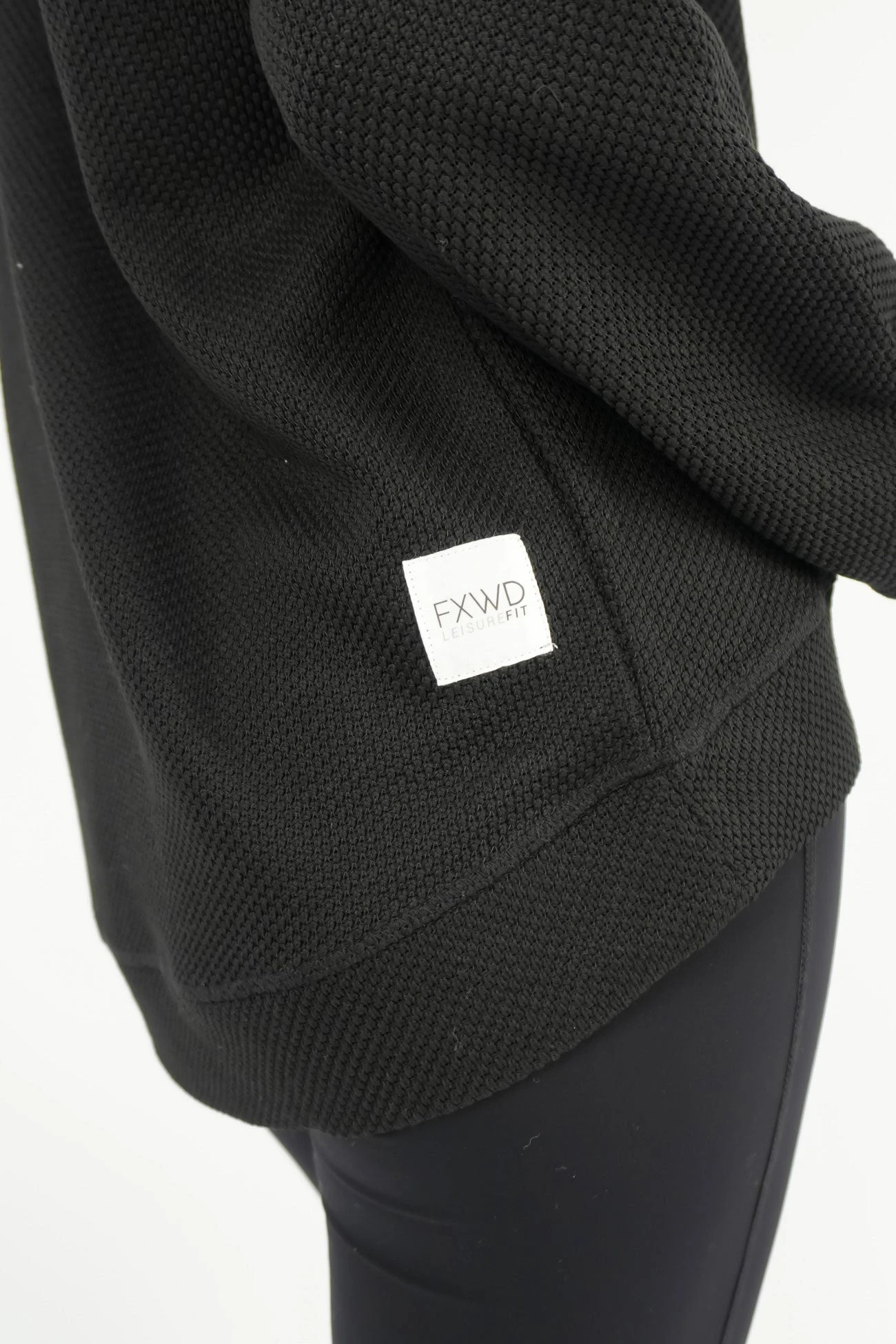 Huntsville Zip Crew Black 2 Huntsville Zip Crew Black - Image 2