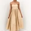 Indie Midi Dress Beige