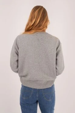 RVCA Ivy League Classic Crew Grey Marle -Jean Jail Shop Ivy League Classic Crew Grey Marle bjpg