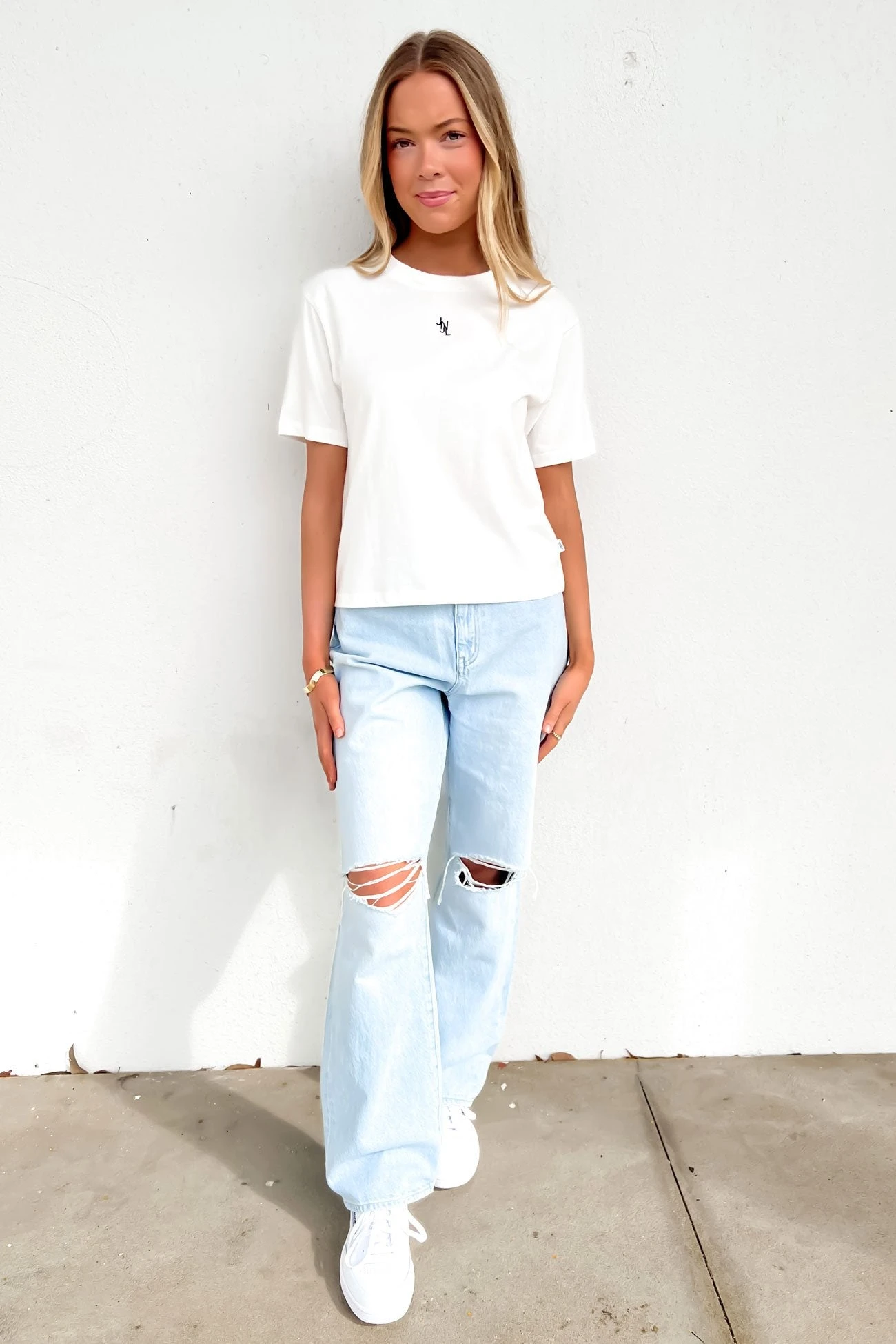 JNJL Core Tee Vintage White 3 JNJL Core Tee Vintage White - Image 3