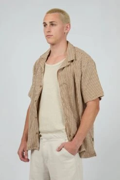 Jackson Short Sleeve Shirt Brown -Jean Jail Shop Jackson Short Sleeve Shirt Brown s1jpg