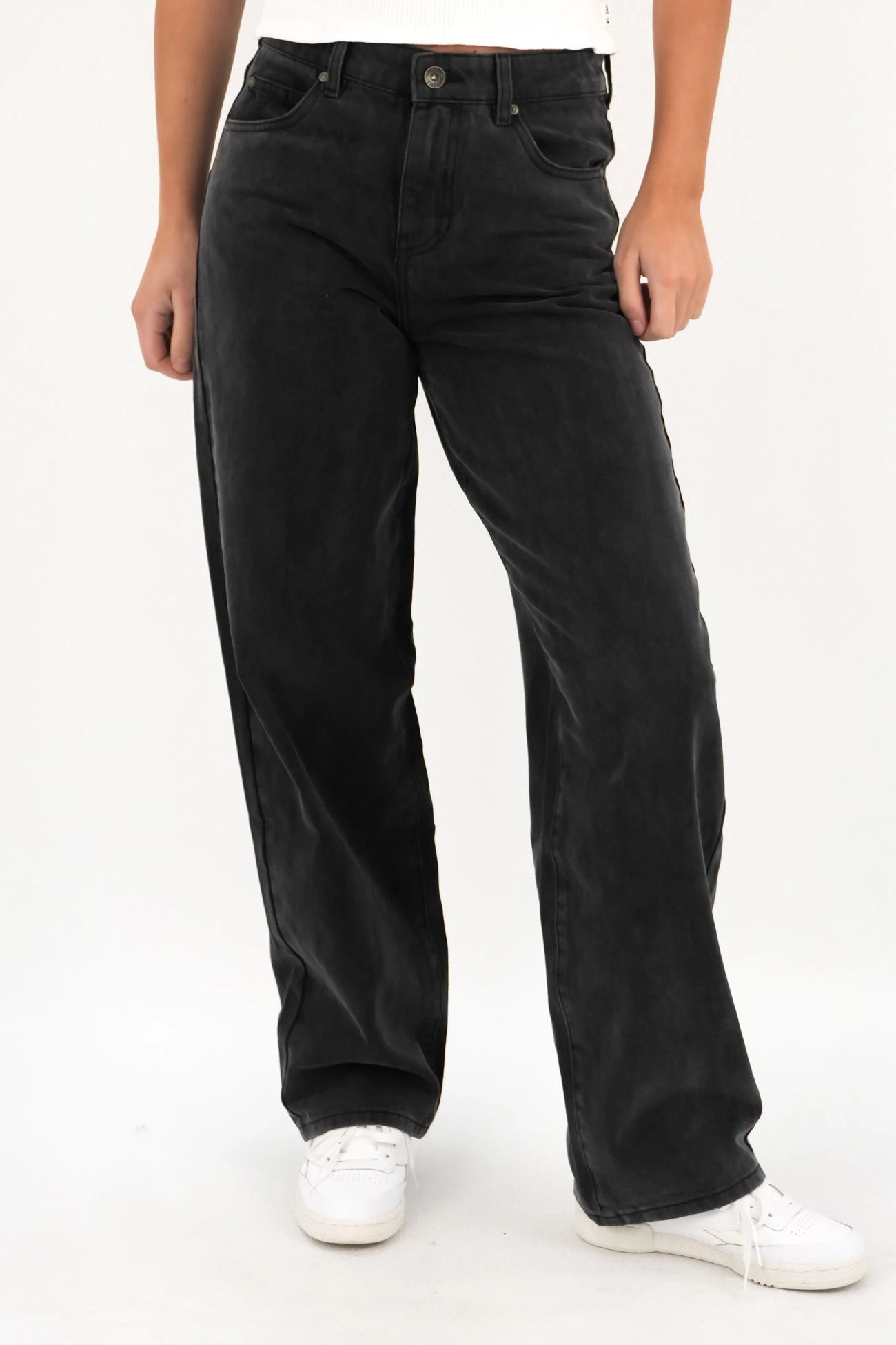 Jade Baggy Jean Washed Black 1 Jade Baggy Jean Washed Black