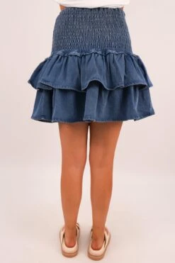 Jane Denim Mini Skirt Blue -Jean Jail Shop Jane Denim Mini Skirt Blue 1