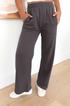 Journey Stripe Track Pant Charcoal -Jean Jail Shop Journey Stripe Trackpant Charcoal f3jpg