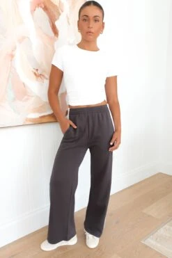 Journey Stripe Track Pant Charcoal -Jean Jail Shop Journey Stripe Trackpant Charcoal f5jpg