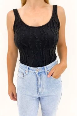 Kamala Bodysuit Black -Jean Jail Shop Kamala Bodysuit Black f