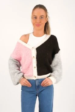 Kingsley Cardigan Choc Pink