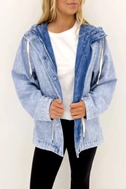 Kingston Anorak Light Blue -Jean Jail Shop Kingston Anorak Light Blue ffjpg
