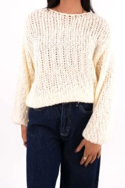 Kirah Knit Jumper Cream