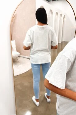 Koa Oversized Tee Snow Marle -Jean Jail Shop Koa Oversized Tee Snow Marle b