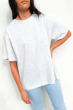 Koa Oversized Tee Snow Marle -Jean Jail Shop Koa Oversized Tee Snow Marle f5