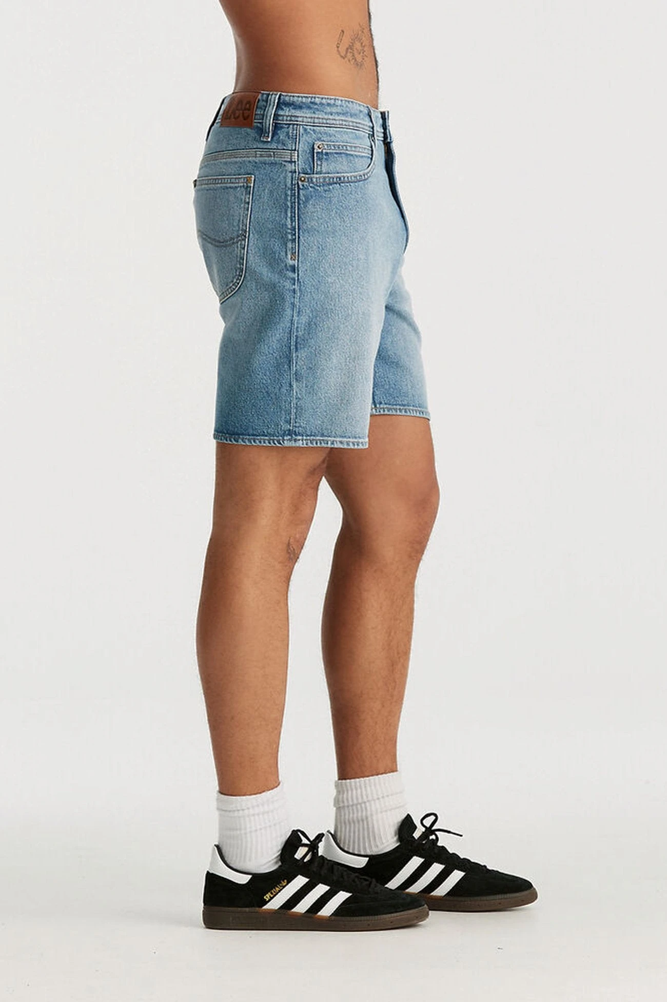 Lee L-Three Short Groovejet Blue 3 Lee L-Three Short Groovejet Blue - Image 3