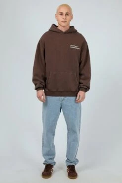 Lead Hoodie Chocolate 5 Lead Hoodie Chocolate -Jean Jail Shop Lead Hoodie Chocolate f