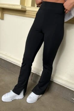 Leighton Flare Pant Black -Jean Jail Shop LeightonFlarePantBlackf