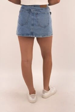 Lenni Mini Skort Light Blue -Jean Jail Shop Lenni Mini Skort Light Blue b