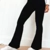 Lennox Ribbed Pant Black