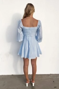 Lillie Mini Dress Blue -Jean Jail Shop Lillie Mini Dress Blue bb