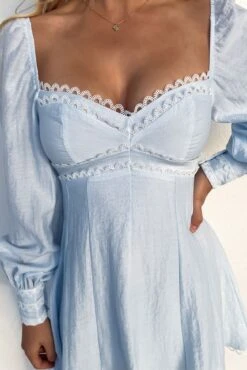 Lillie Mini Dress Blue -Jean Jail Shop Lillie Mini Dress Blue ffc