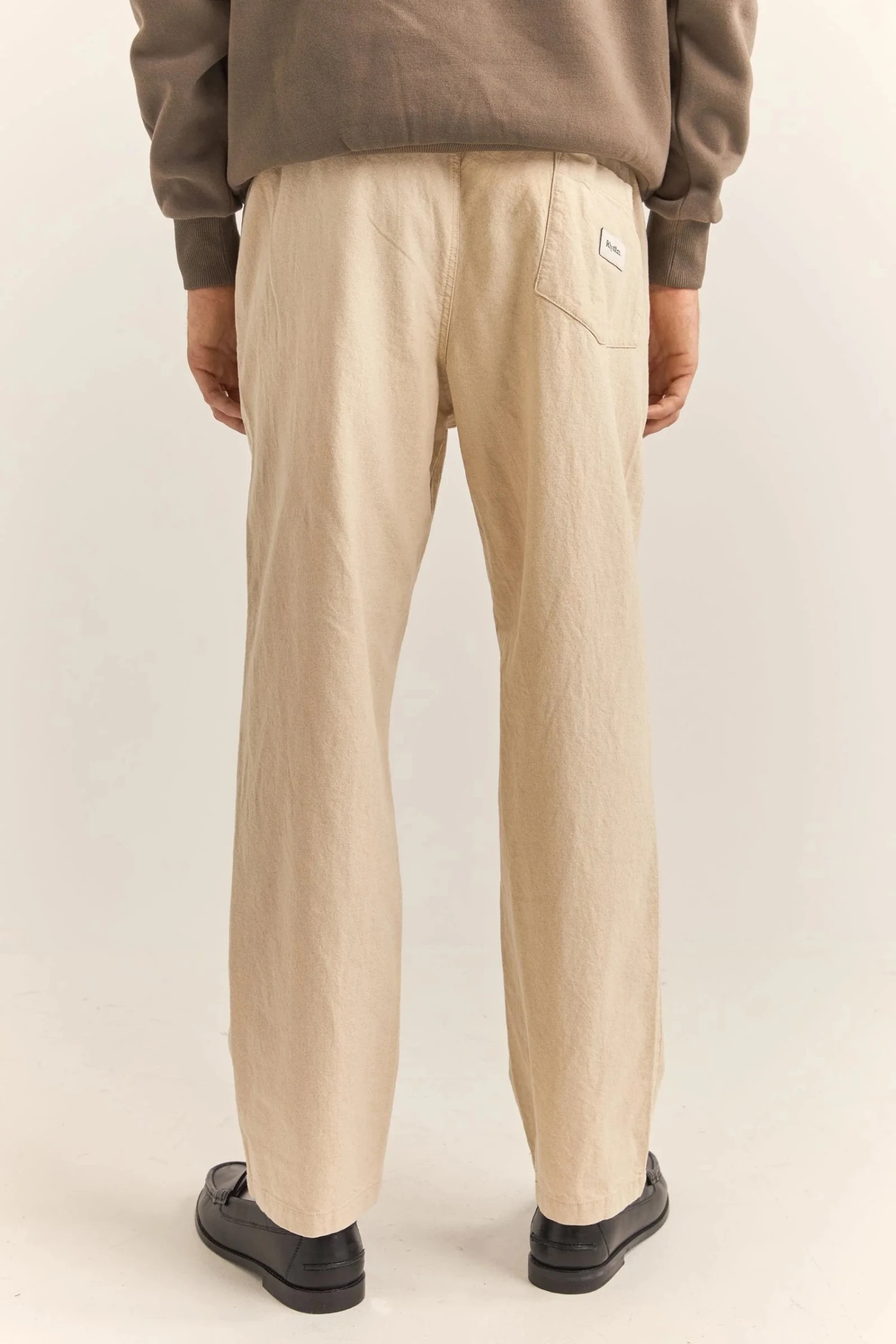 Rhythm Linen Jam Pant Bone 2 Rhythm Linen Jam Pant Bone - Image 2