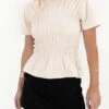Lipa Ruched Top Oat