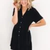 Little Paradise Mini Dress Black