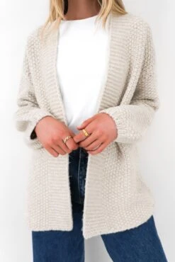 Volcom Lived In Lounge Throw Cardi Star White