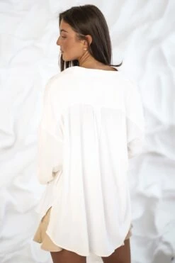 Logan Staple Shirt White -Jean Jail Shop Logan Staple Shirt White b