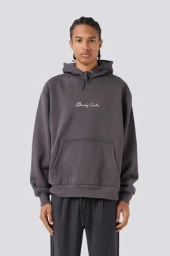 Logo Hood Pigment Black