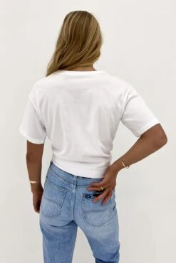 Logo Tee White 6 Logo Tee White -Jean Jail Shop Logo Tee White b