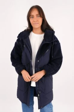 Longline Anorak Navy