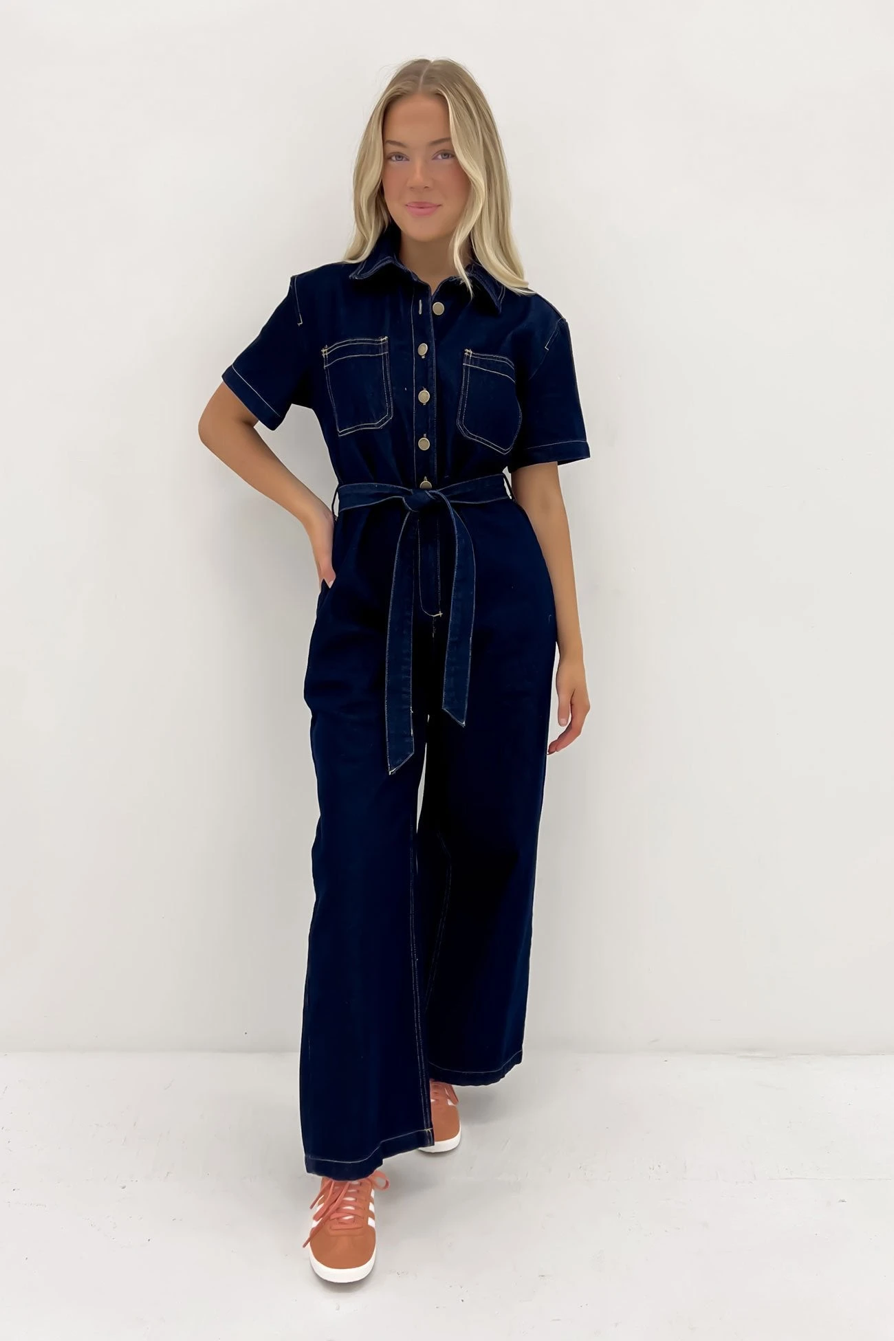 Lorena Jumpsuit Indigo Denim 2 Lorena Jumpsuit Indigo Denim - Image 2