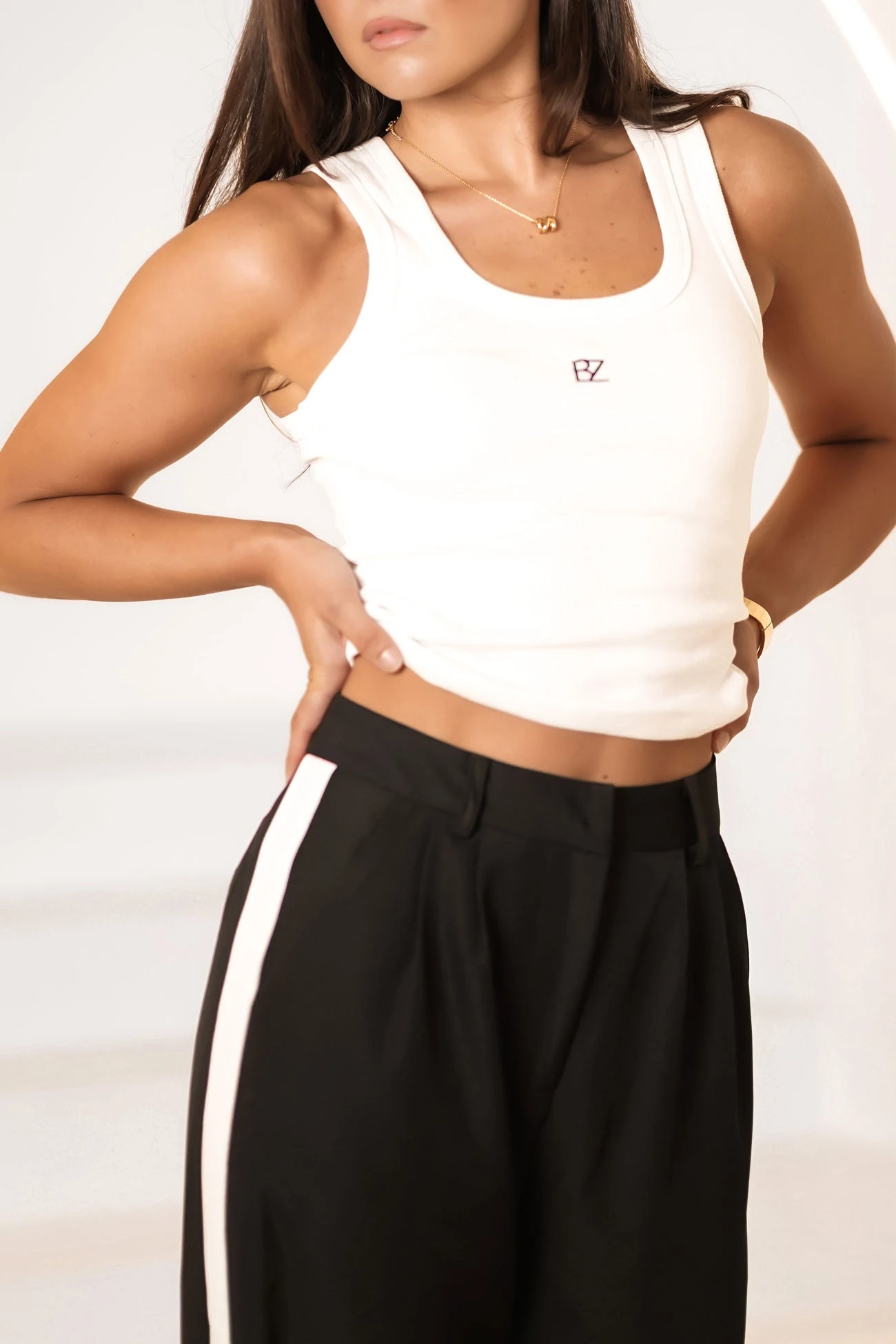 Lucas Stripe Pant Black 3 Lucas Stripe Pant Black - Image 3