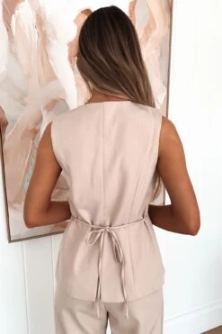 Lucas Vest Beige -Jean Jail Shop Lucas Vest Beige bjpg