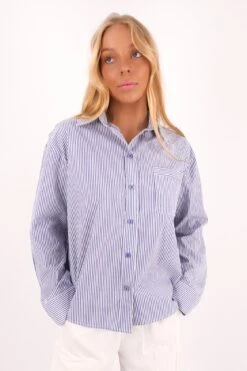 Lydia Shirt Blue Stripe