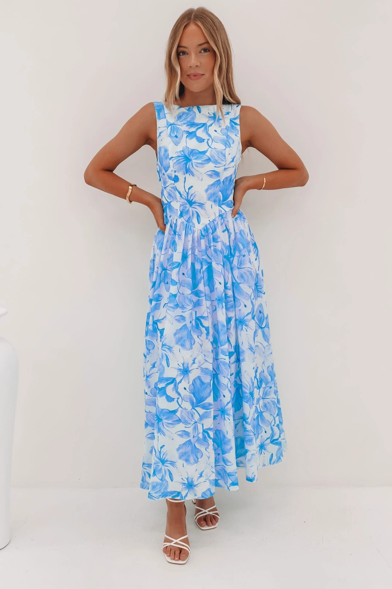 Maisie Maxi Dress Bluejay 2 Maisie Maxi Dress Bluejay - Image 2