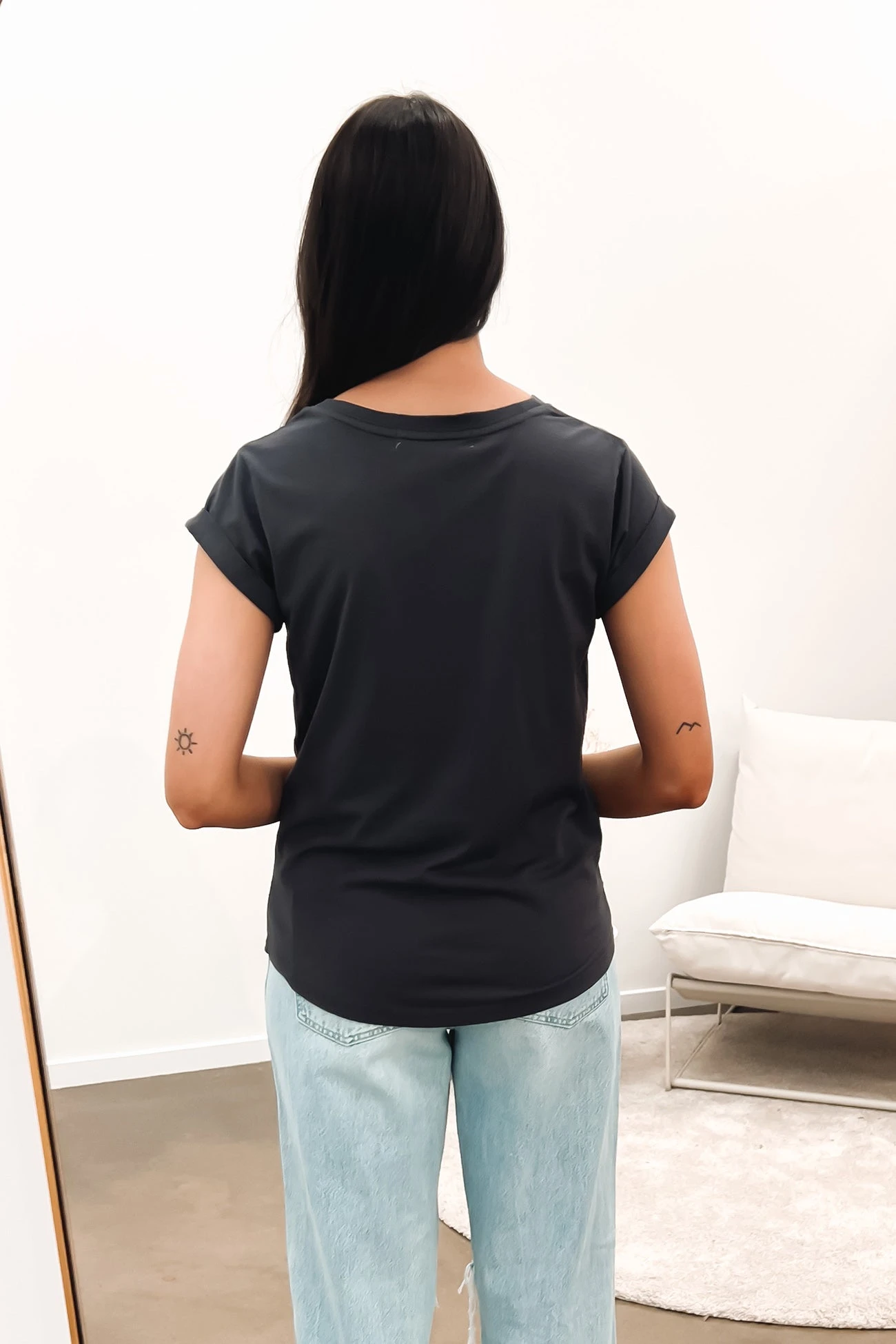 Manly Tee Coal 2 Manly Tee Coal - Image 2