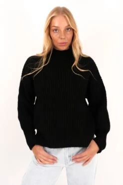 Mari Knit Jumper Black