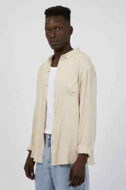 Mason Linen Shirt Natural -Jean Jail Shop Mason Linen Shirt Natural sjpg