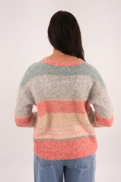 Mazie Knit Jumper Pink 5 Mazie Knit Jumper Pink -Jean Jail Shop Mazie Knit Jumper Pink b