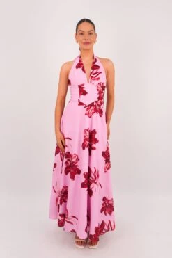 Merritt Maxi Dress Pink -Jean Jail Shop Merritt Maxi Dress Pink f1 1