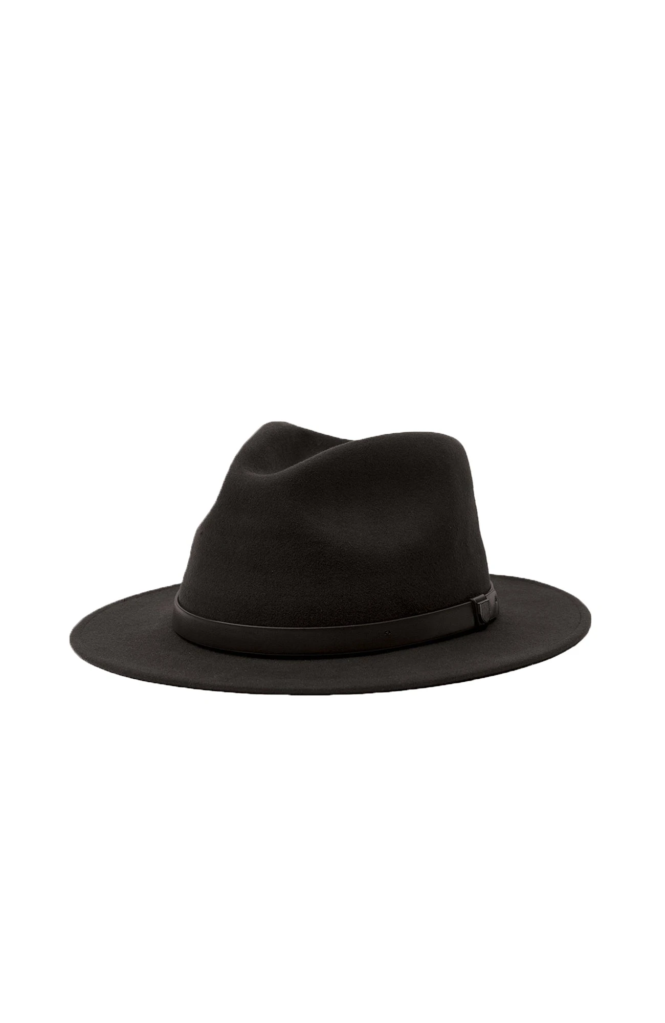 Brixton Messer Packable Fedora Black 1 Brixton Messer Packable Fedora Black