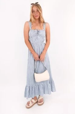 Micky Maxi Dress Check