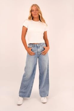 Lee Mid Slouch Jean Downtown Fade Petite