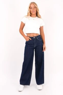 Lee Mid Slouch Jean Indigo Exchange Petite