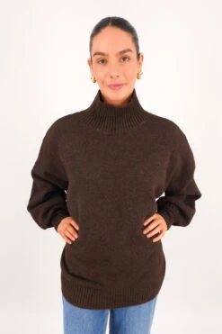 Milo Knit Jumper Chocolate