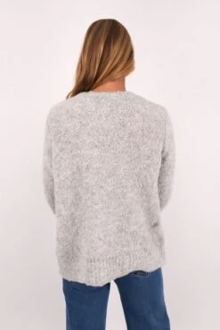 Mindie Knit Crew Mid Grey -Jean Jail Shop Mindie Knit Crew Mid Grey b